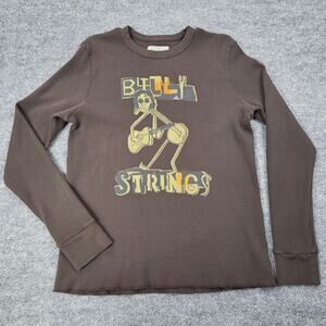 Imogene And Willie Shirt Mens XL Brown Thermal Long Sleeve Billy Strings Music